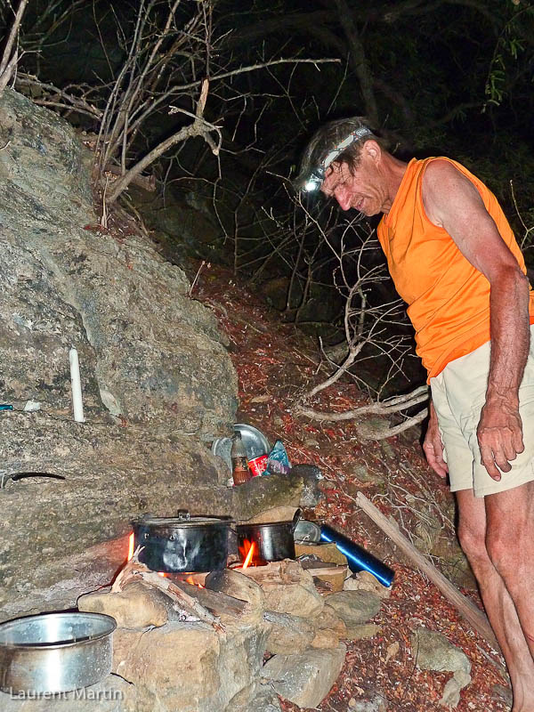 La cuisine au camp de base