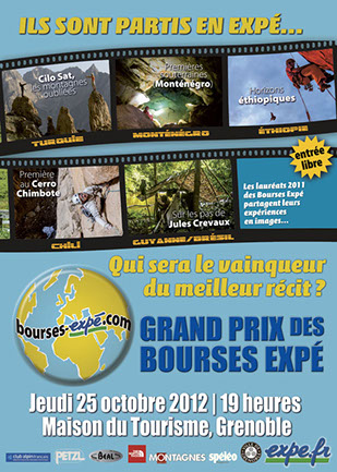 Affiche Grand Prix Bourses Expé 2012