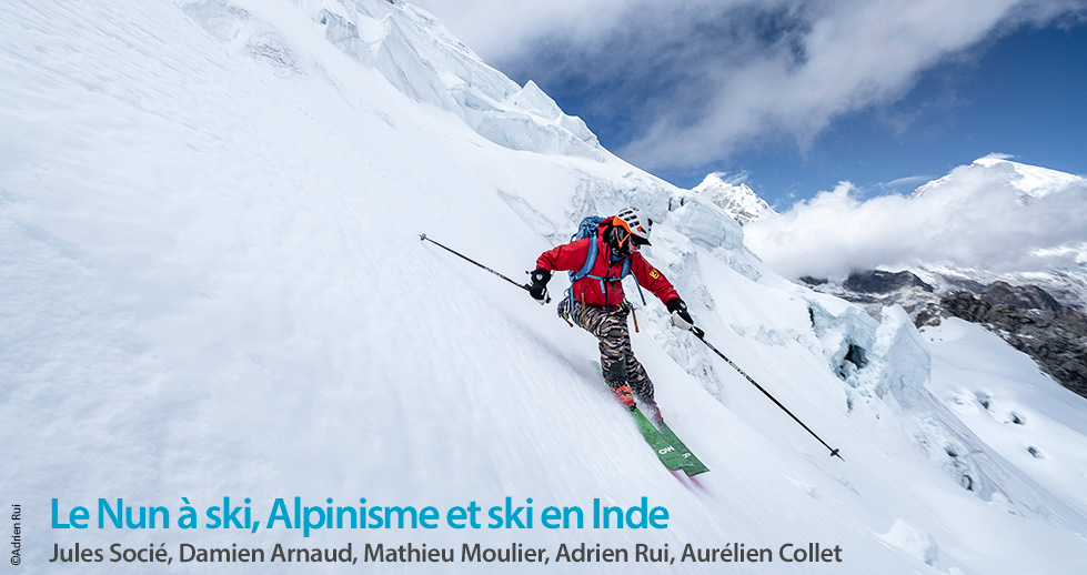 Nun à ski, Ski de rando en Inde